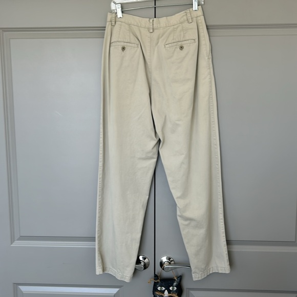 Seinfeld Vintage 90’s Gap pleated cotton high waisted khaki pants - Picture 2 of 4